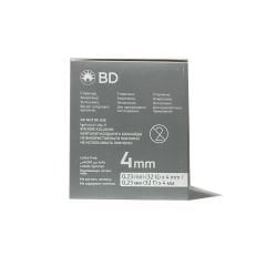 BD Kalem İğnesi 4mm 32G 100'lü | Micro-Fine 0.23mm Enjeksiyon Ucu