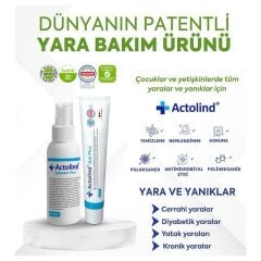 Actolind W Solutıon 50 ml & Actolind W Gel 30 ml (Yara İyileştirme Solüsyonu ve Jeli)